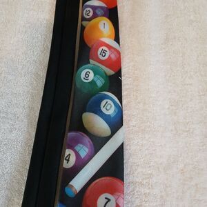 Vintage Ralph Marlin Men's Pool Billiards Tie